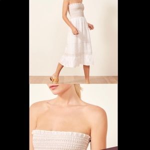 Reformation Bermuda Dress (strapless linen)